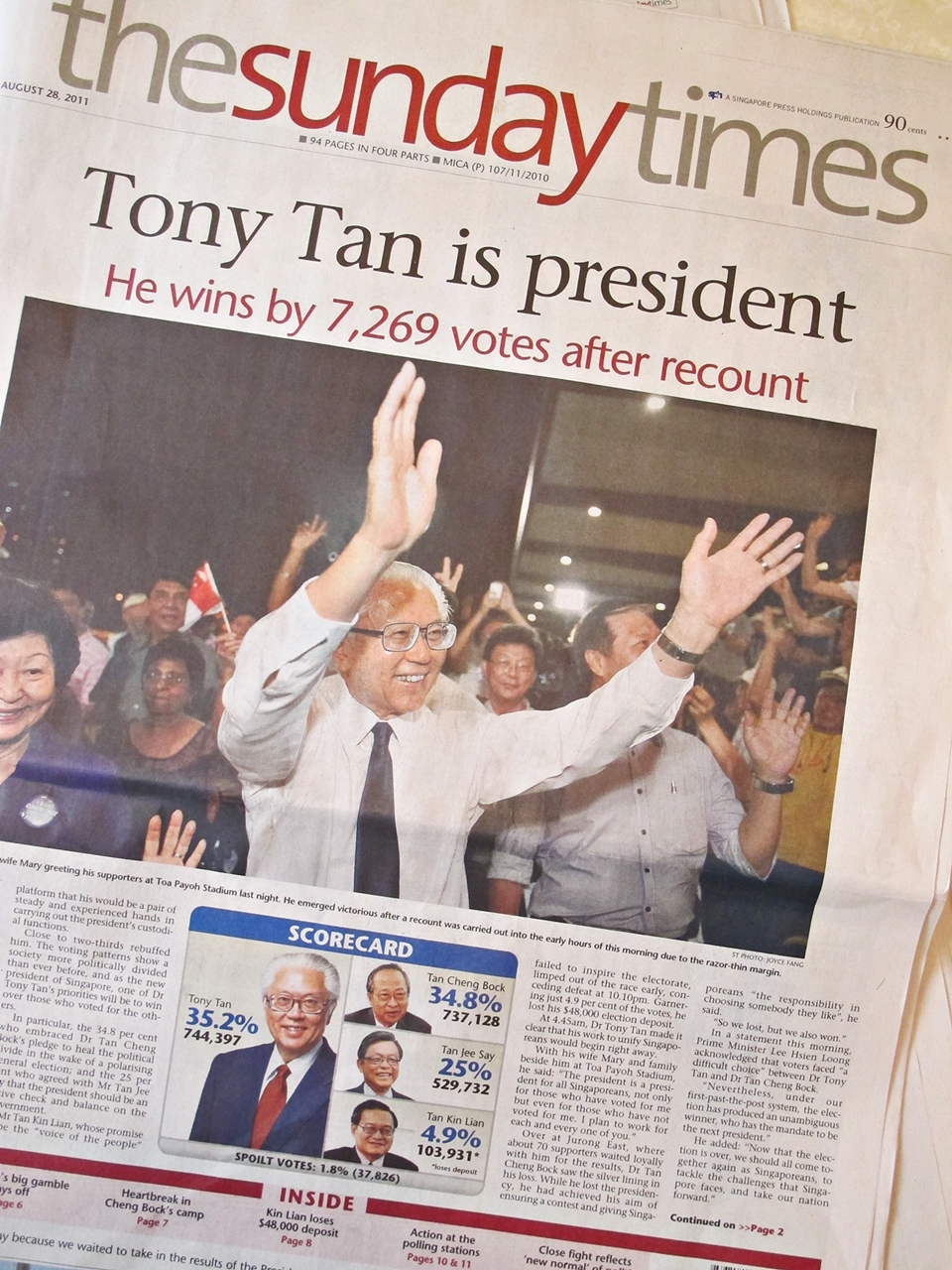Asian Observer Presidential Election in Singapore