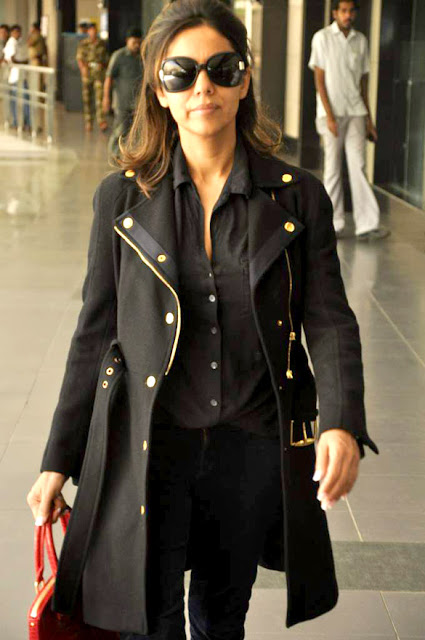 Gauri Khan snapped at the International Airport