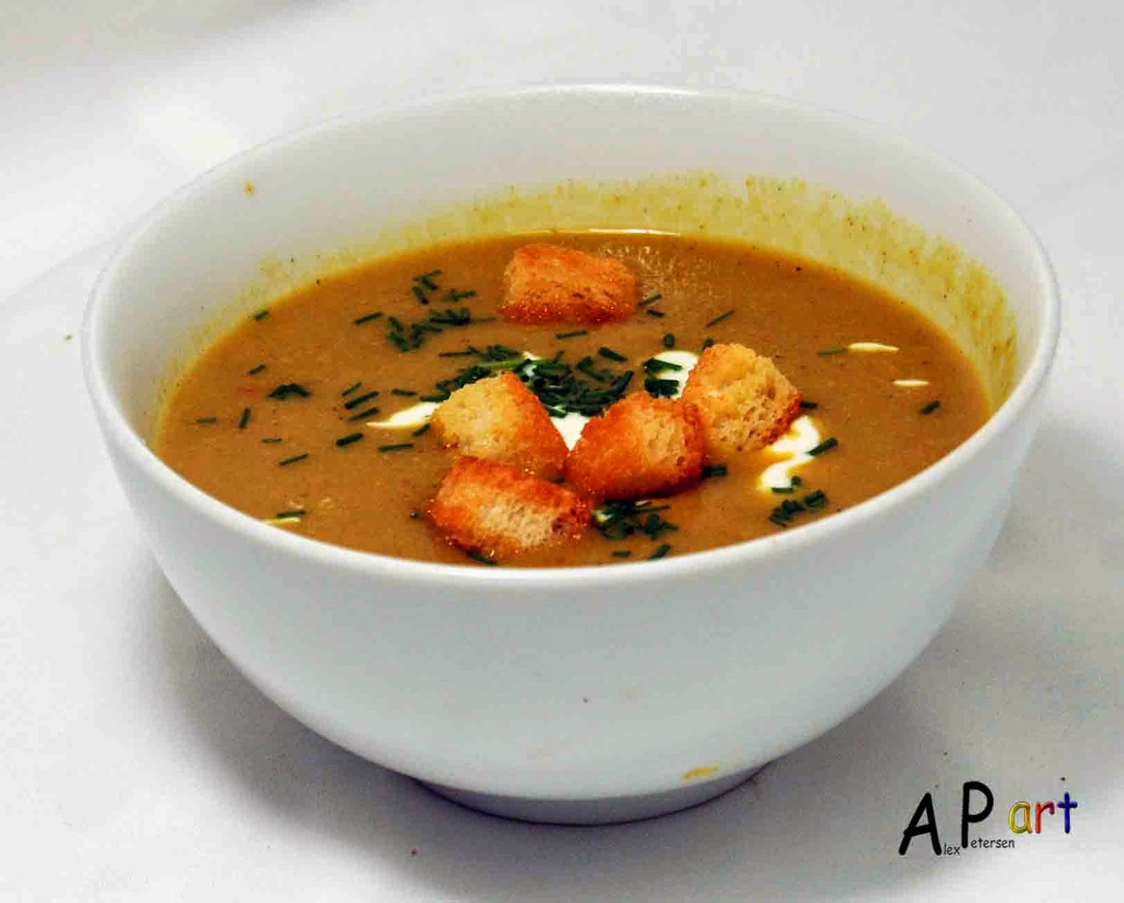 Alex the Contemporary Culinarian Curried Apple and Celery Soup