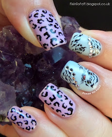 Big Cats leopard tiger water decal nail art born pretty store