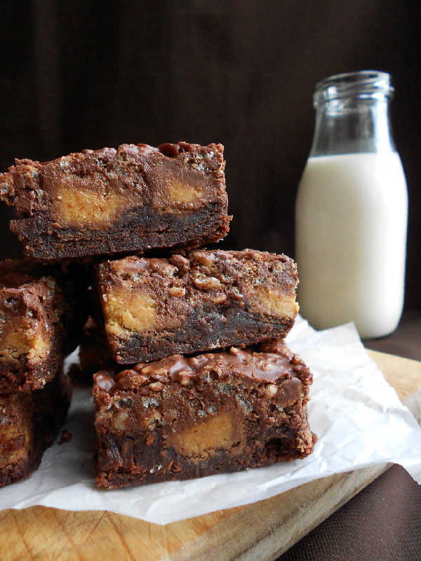 Peanut Butter Cup Crack Brownies Confessions of a Confectionista