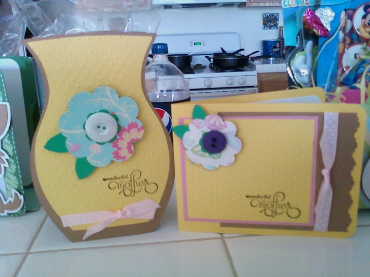 Mothers Day Card & matching Base