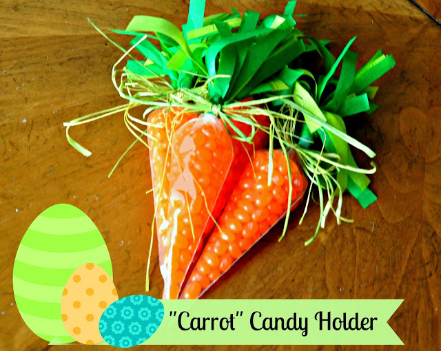 Serendipity Refined Blog Spring Carrot Easter Candy Holder {Easy Craft}