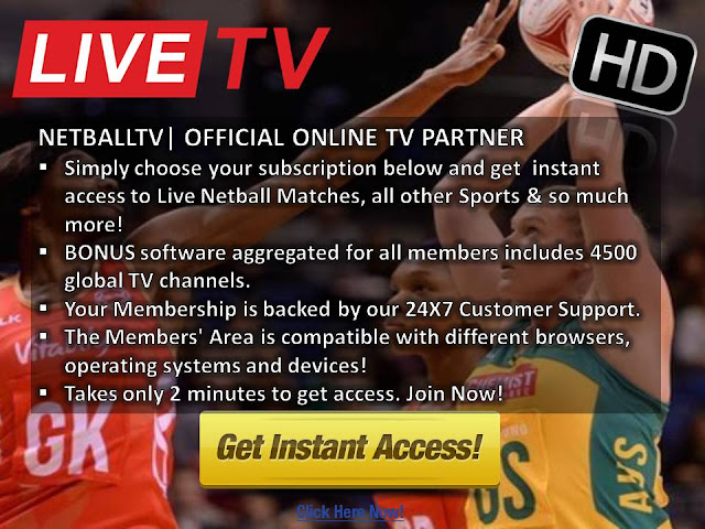 Click Here To Watch Netball International Series Live