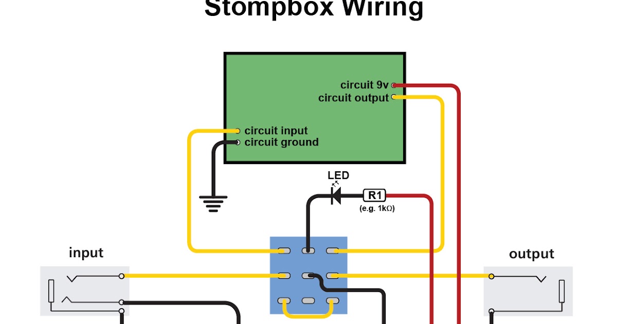 How to wire up a Stomp Box / Effects Pedal | DIY Strat ... left hand strat wiring diagram 