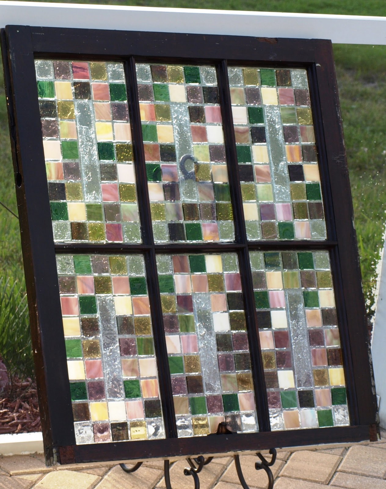 [ARTful] Salvage New stained glass mosaic windows UPDATE!