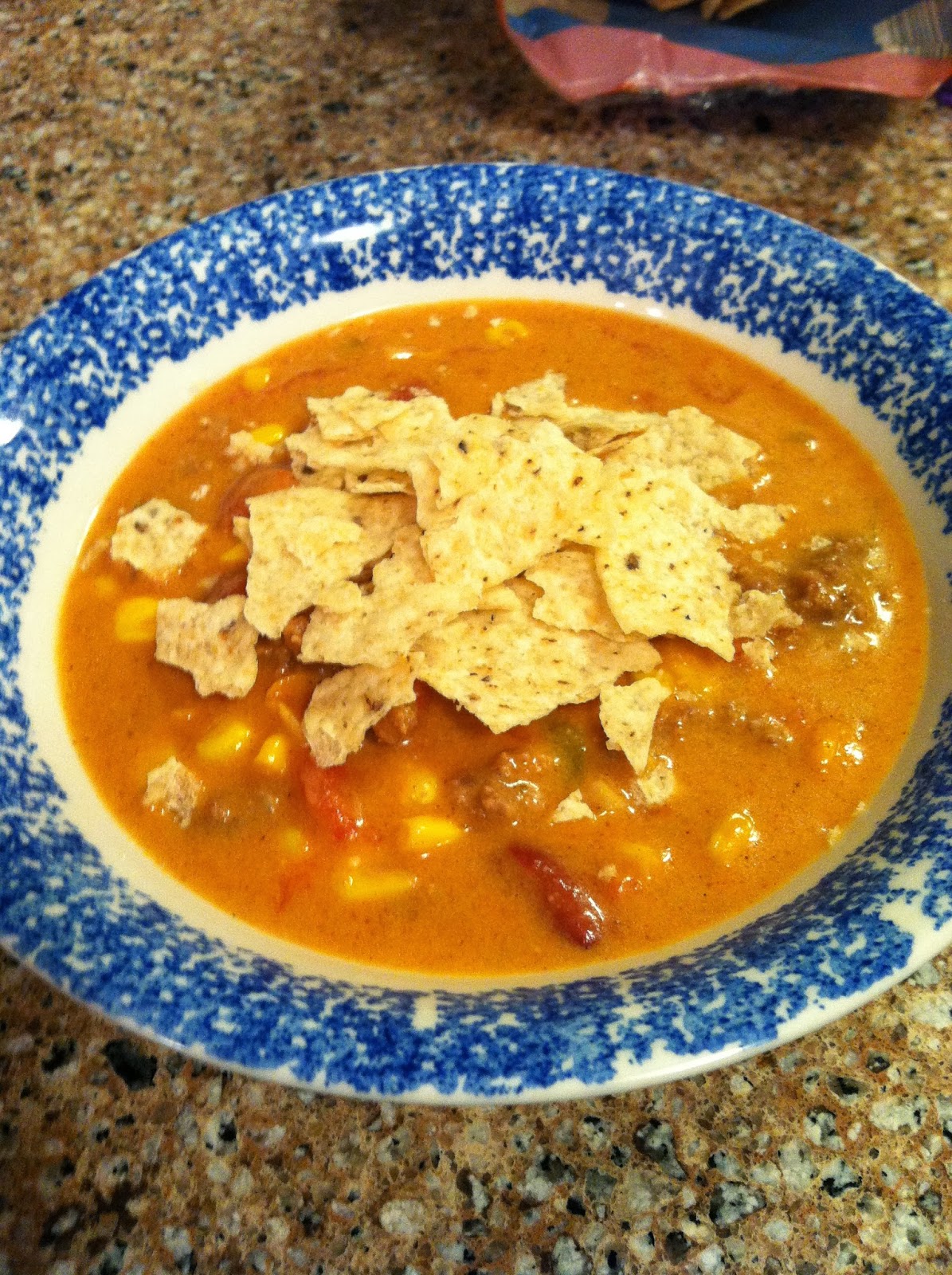 Melanie's Minnesota Morsels Queso Chili