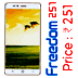 freedom 251 smartphone at rupees 251