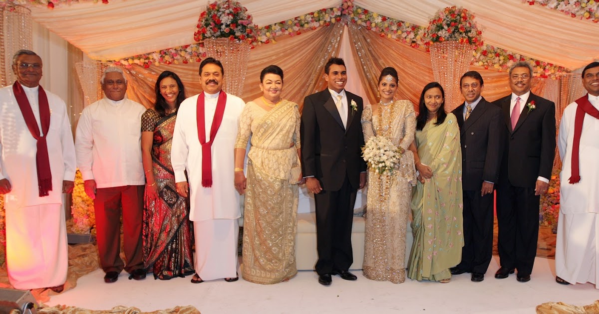 Wedding bells ring to Daminda, Defence Secretary Gotabaya Rajapaksa’s son.