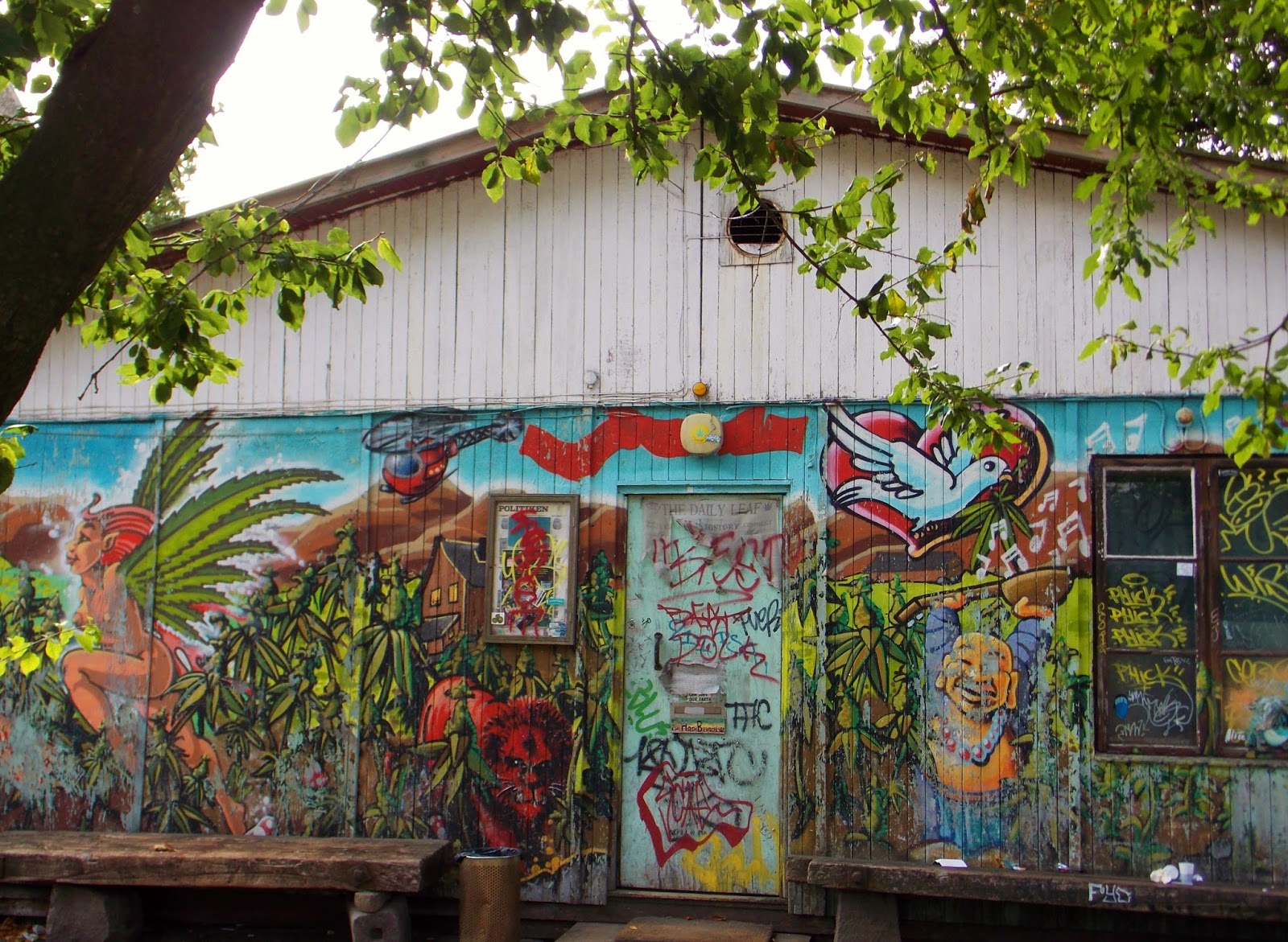 Illustriertes Fernweh Freistadt Christiania Alternatives Kopenhagen