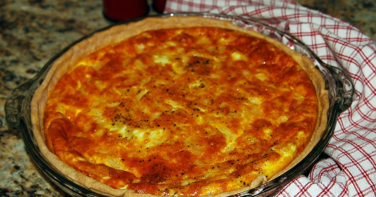 deborah jean's DANDELION HOUSE and GARDEN Easy Egg and Onion Quiche