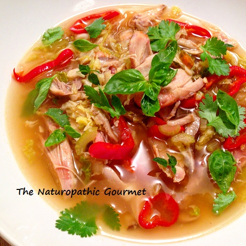 The Naturopathic Gourmet VietnameseStyle Chicken Soup for Colds and Flu