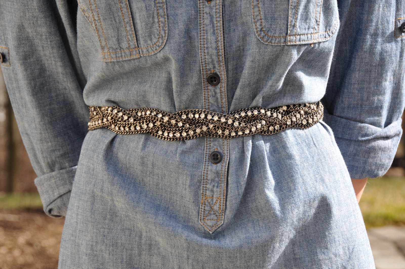 denim dress bon marche