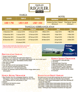 Biaya Paket Umroh Bulan april 2016 | Travel Umroh alhijaz Jakarta Timur