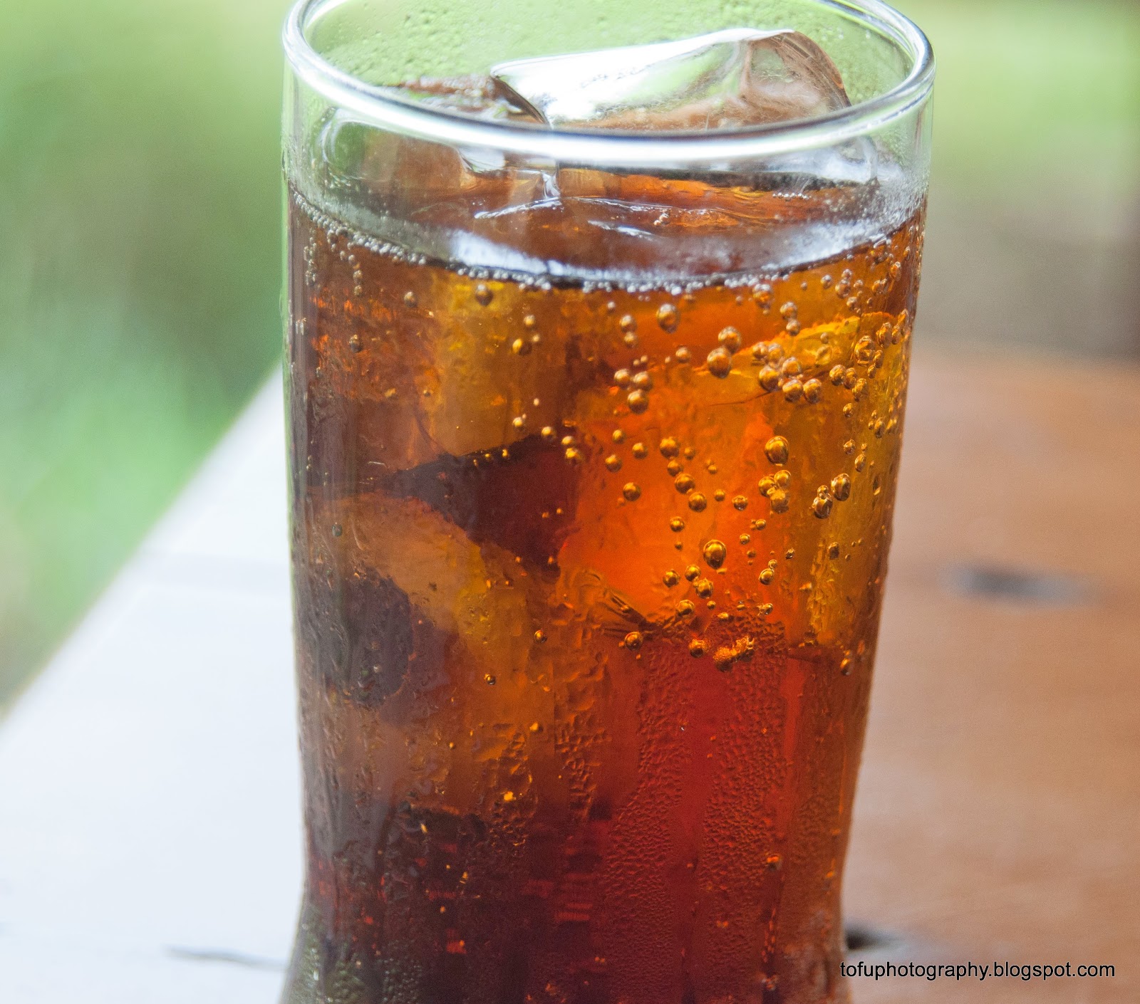Tofu Photography Soft drink in a glass