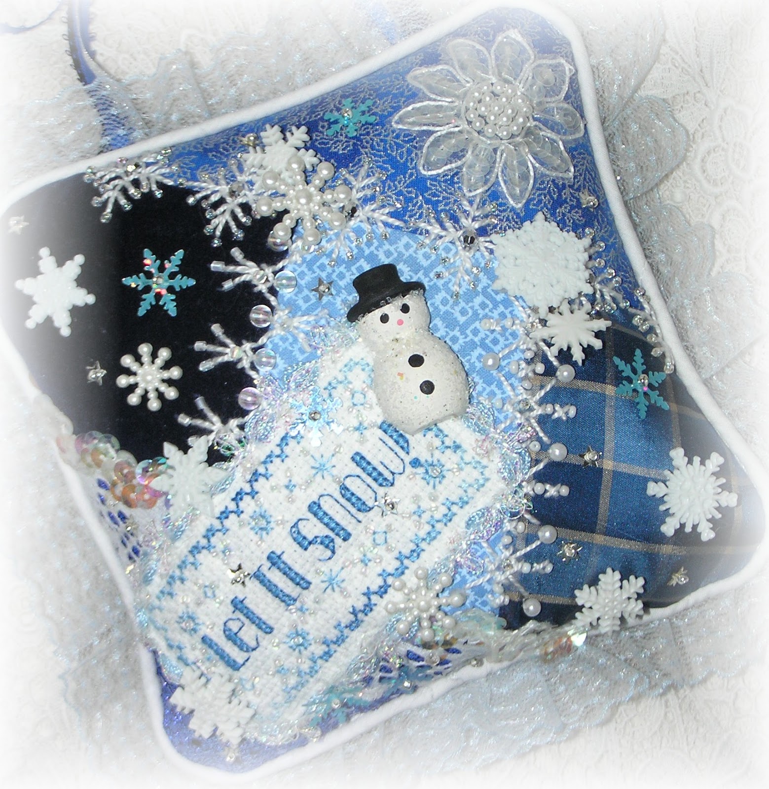 Kitty And Me Designs Crazy Quilt Christmas Ornaments