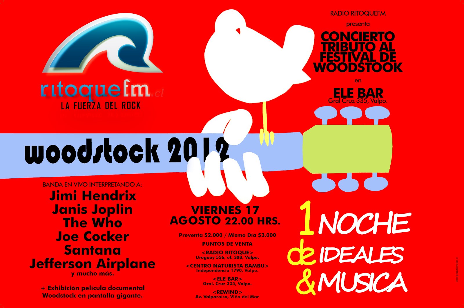RADIO RITOQUE REVIVIRÁ EL FESTIVAL WOODSTOCK El Martutino.cl