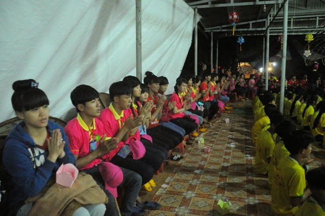 chùa hoa khai,khóa tu mùa hè,đăk nông,thắp nến,tri ân