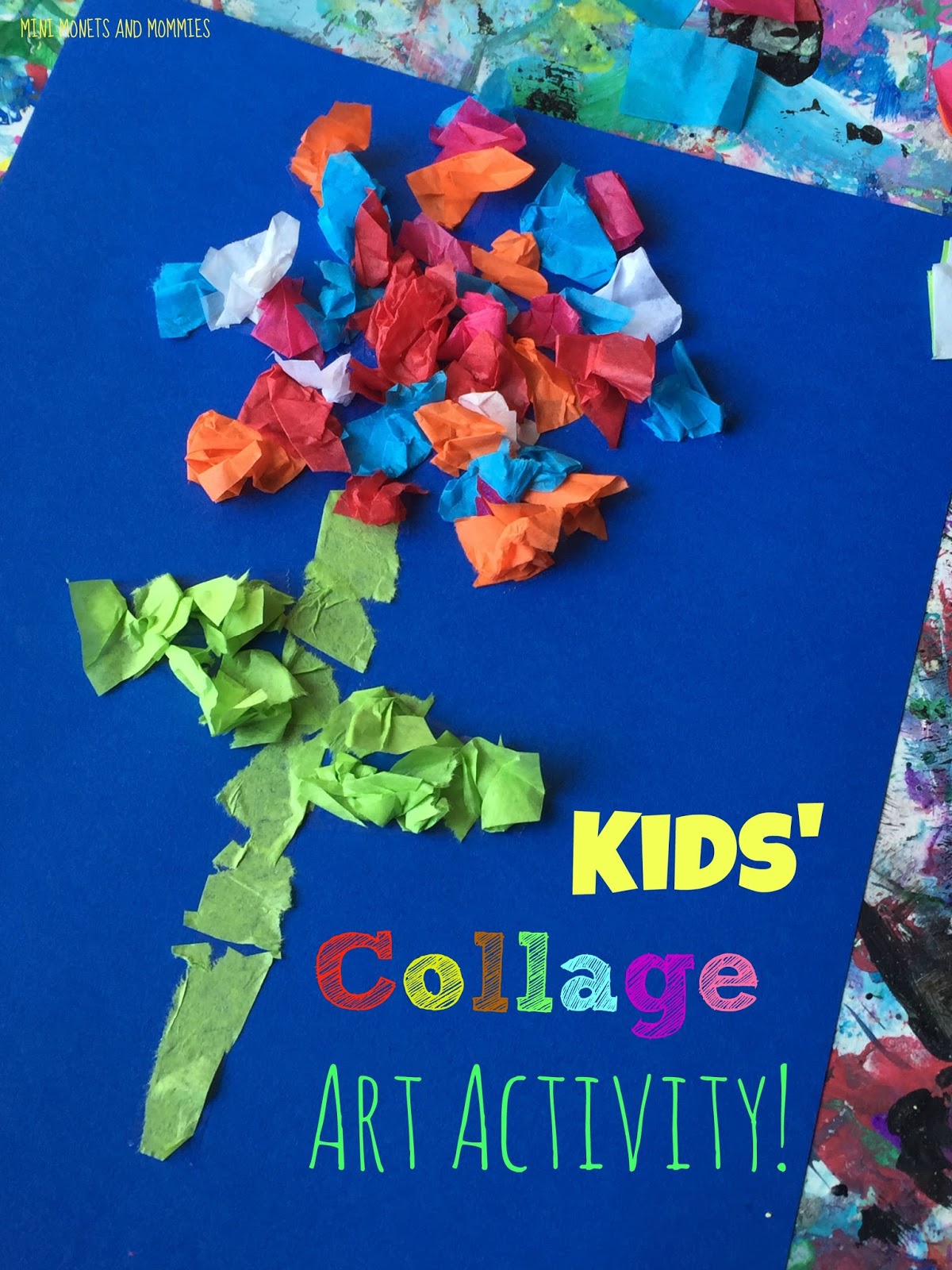 Mini Monets and Mommies: Double-Sided Tape and Glitter Art Activities for  Kids
