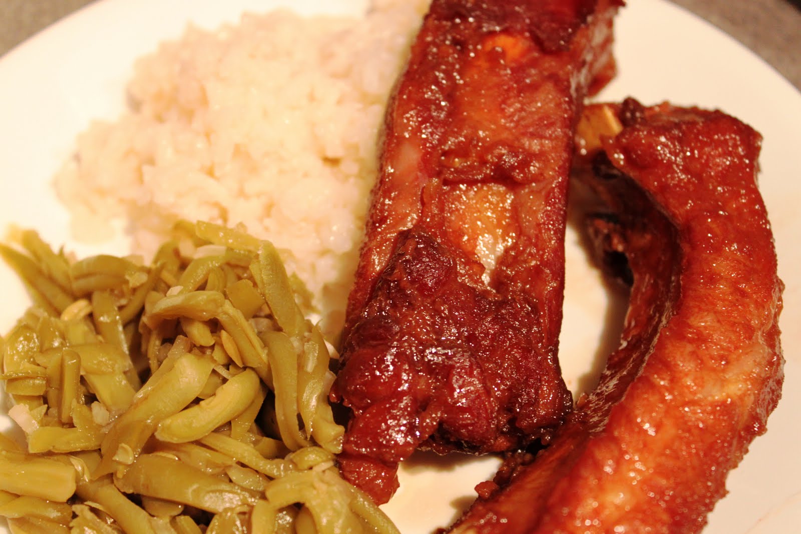 Jenn's Food Blog Honey Garlic Pork Spare Ribs