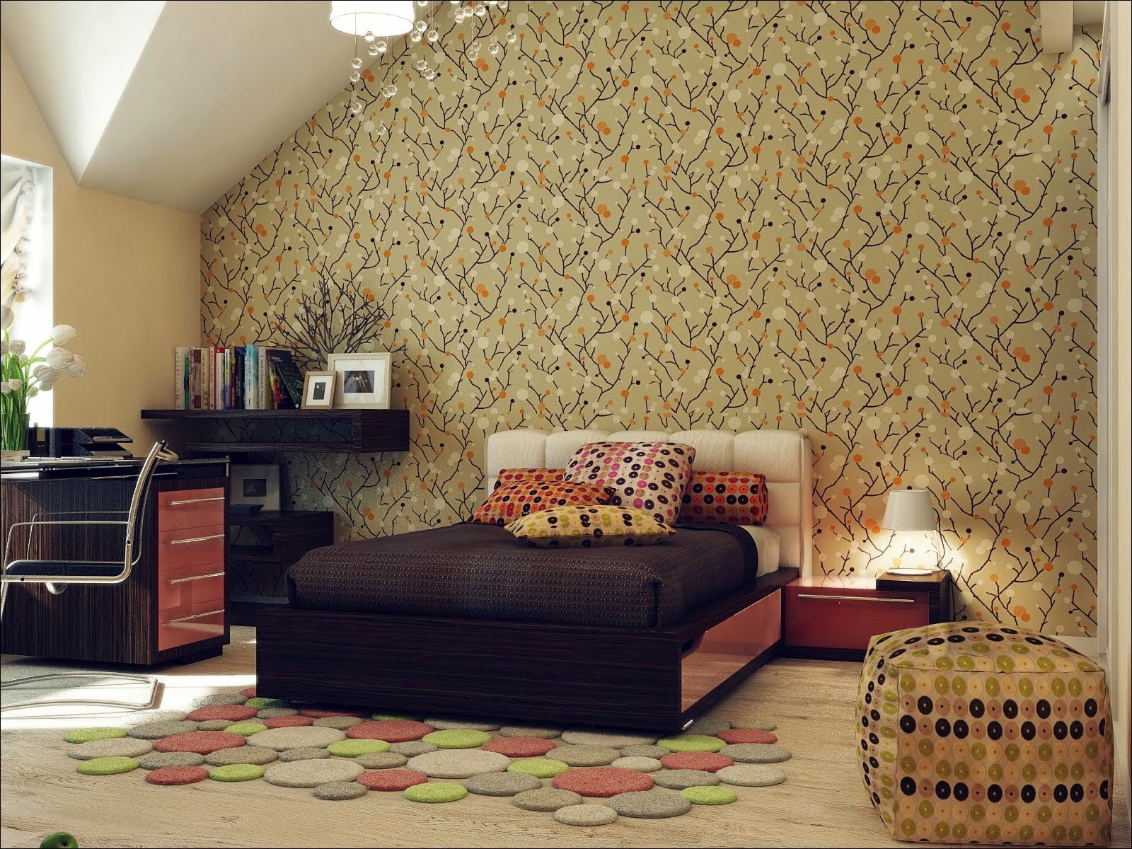 Beautiful Bedroom Unique Wallpapers