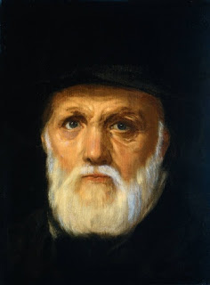 Dirck Volkertsz. Coornhert, portret door Cornelis Cornelisz van Haarlem