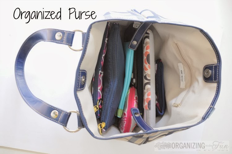 Organizing Made Fun: 31 Days of Spontaneous Organizing - Day #14: Purse or  Diaper Bag