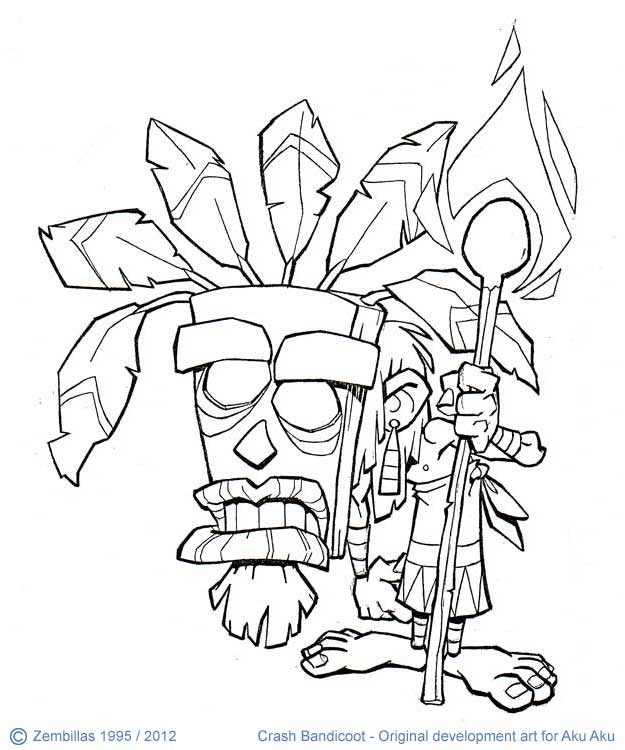 Crash Bandicoot Mask