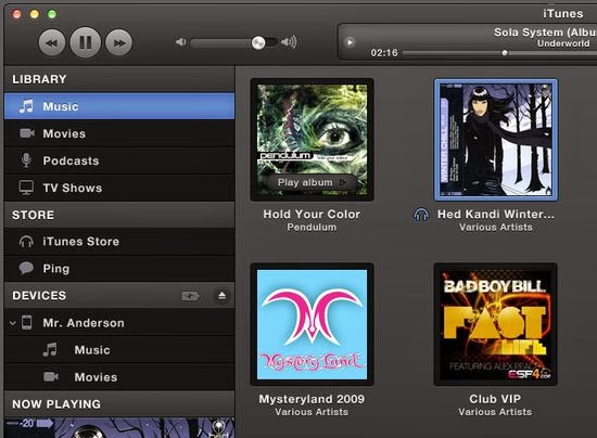 Dark Grey iTunes UI Dark Grey iTunes UI