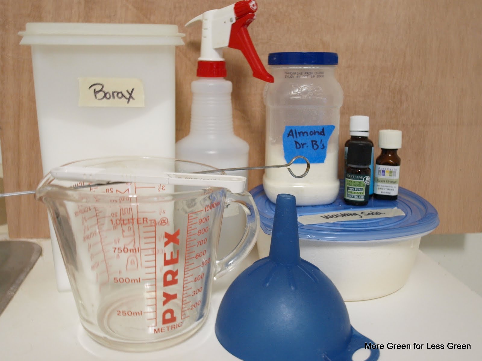 More Green For Less Green Make Your Own Kitchen Cleaner