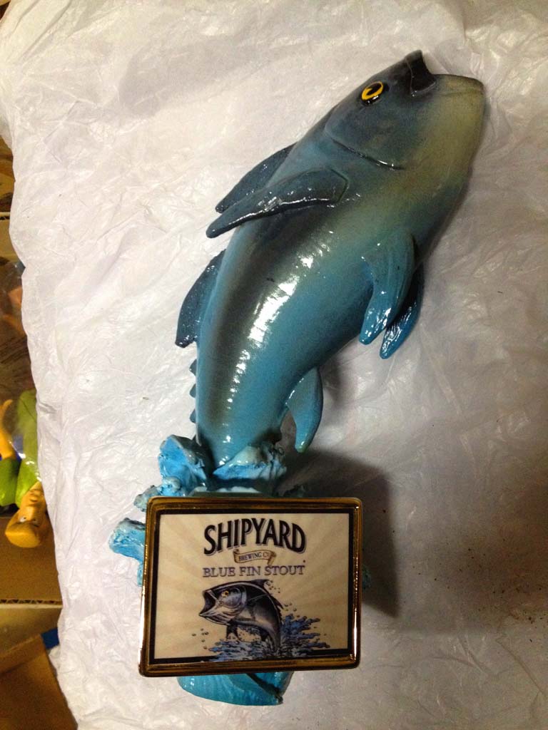 Amazing Beer Tap Handles Tap Handle 133 Shipyard Blue Fin Stout