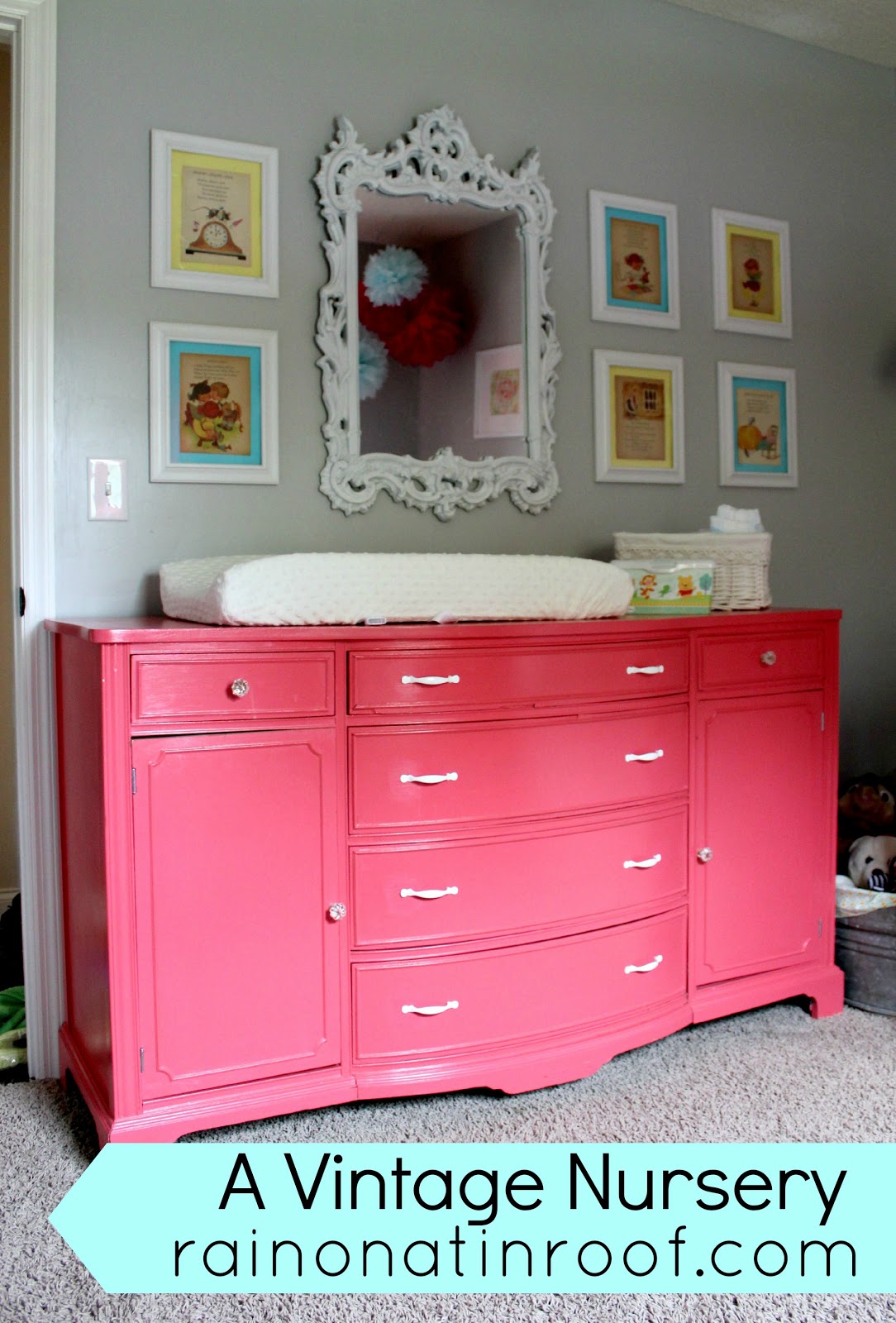 A Vintage Inspired Nursery Makeover