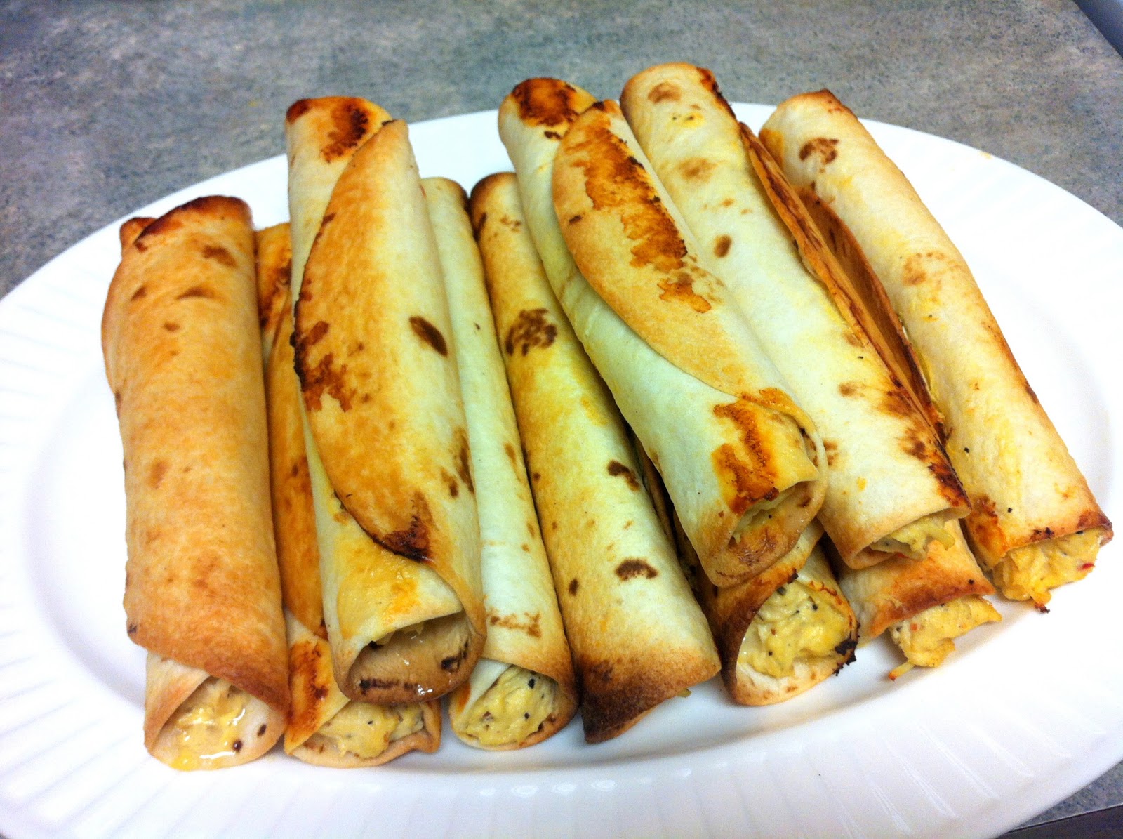 Isom Cookings Baked Chicken Flautas
