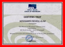 Top Certificate 2012 from RRI-VOI