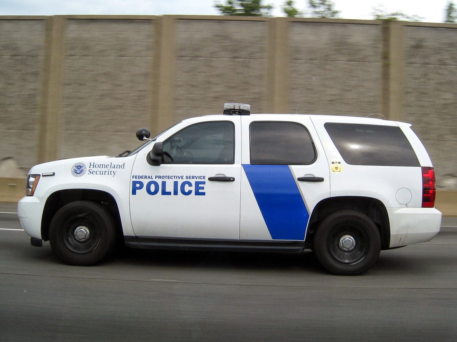 The News UNIT: Department Of Homeland Security POLICE vehicle spotted