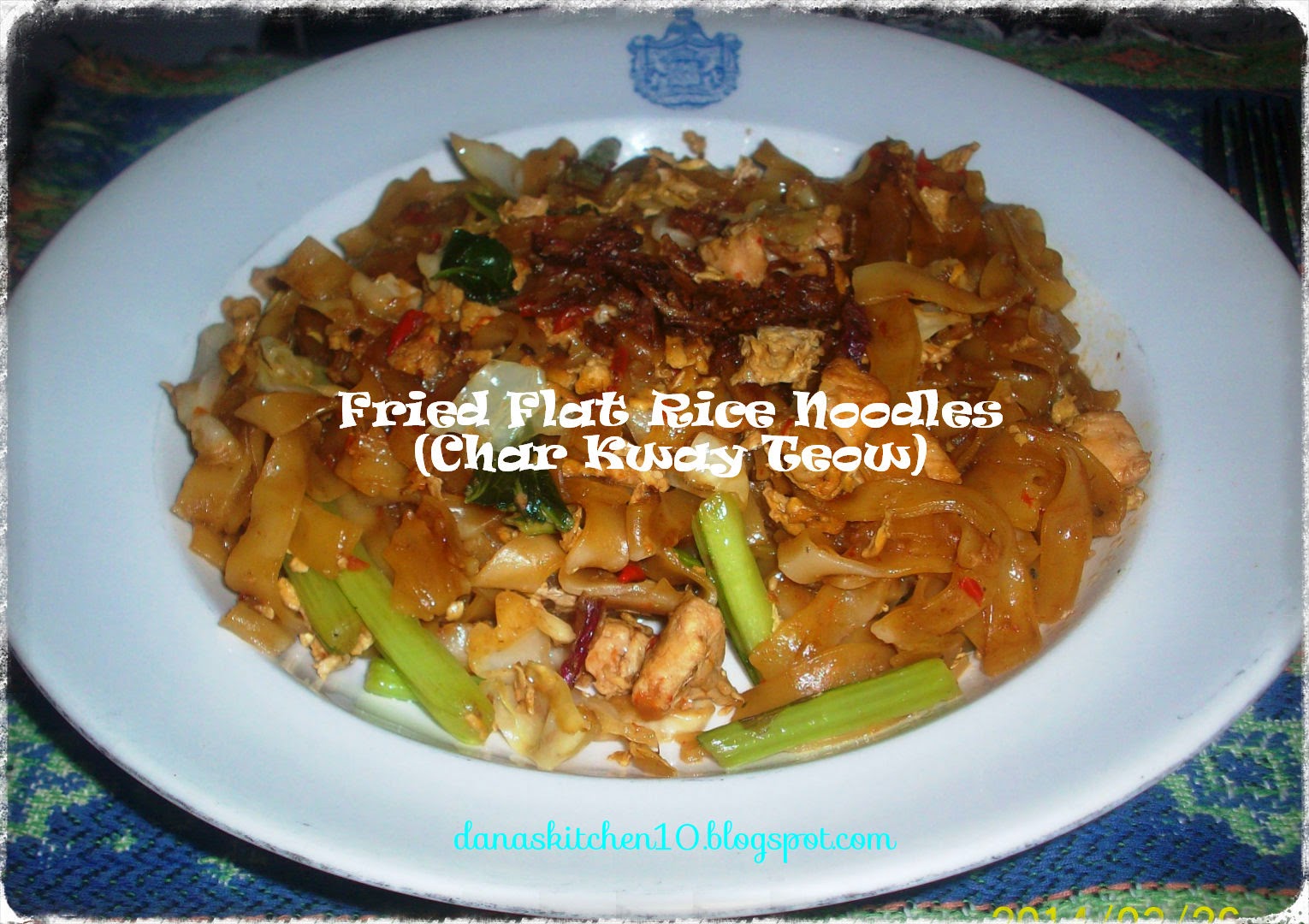 Dana's Kitchen Fried Flat Rice Noodles with Beef Char Kway Teow