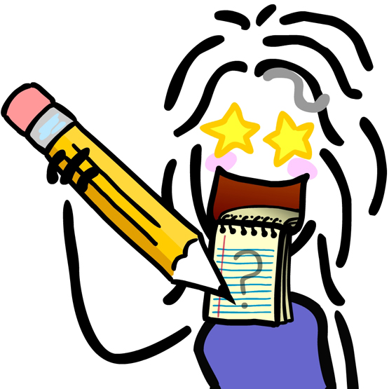 The Animated Woman Drawing A BLANK.