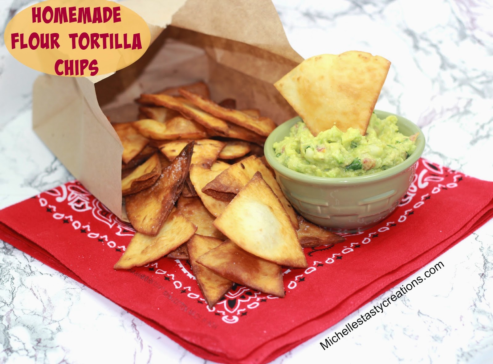Michelle's Tasty Creations Homemade Flour Tortilla Chips