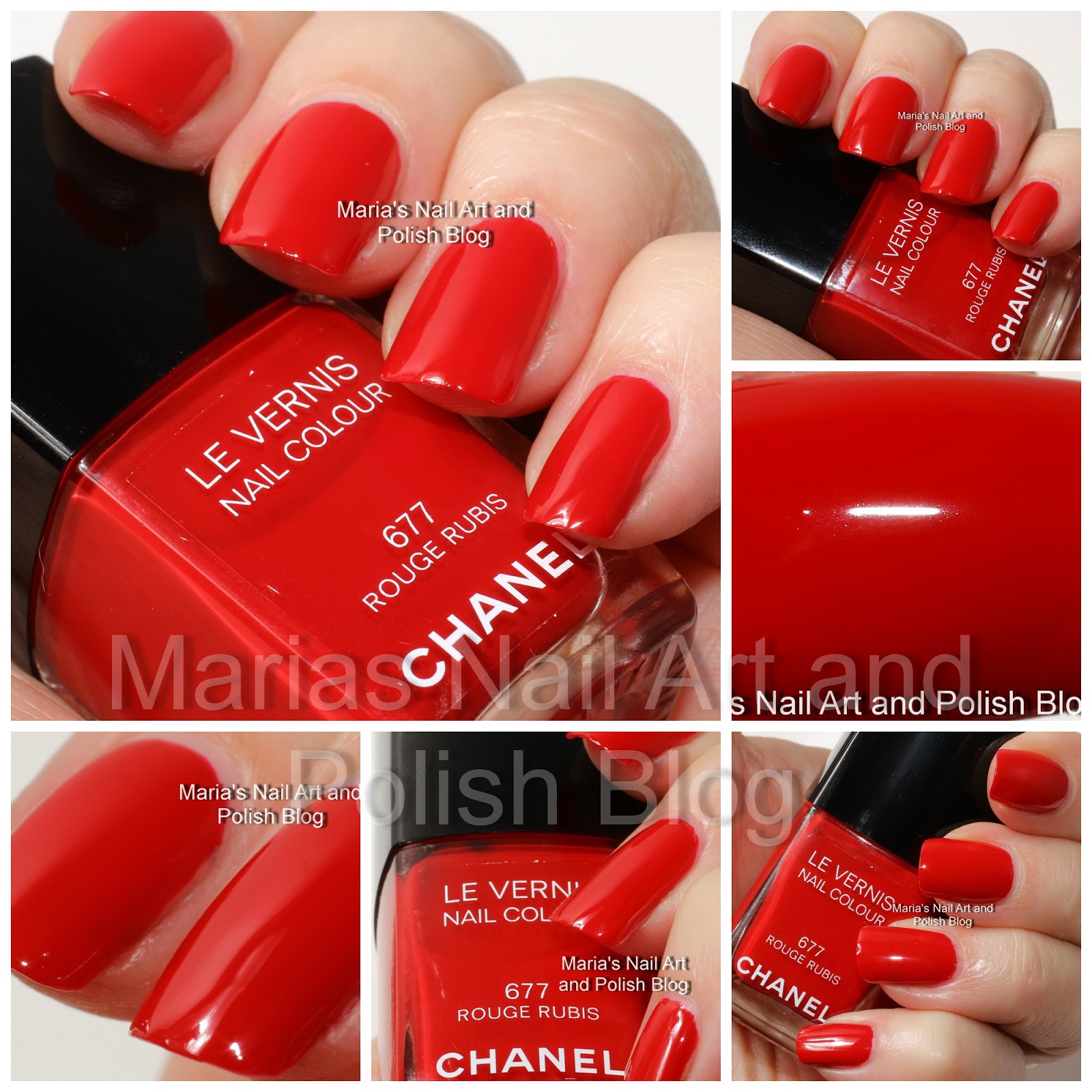 Marias Nail Art and Polish Blog: Chanel Rouge Rubis 677, Nuit