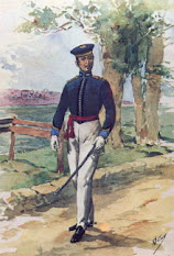 Oficial de Cavalaria 4 -- (1834) -- 2.º uniforme