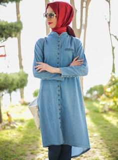 Busana muslim casual trendy modern terbaru pilihan wanita masa kini