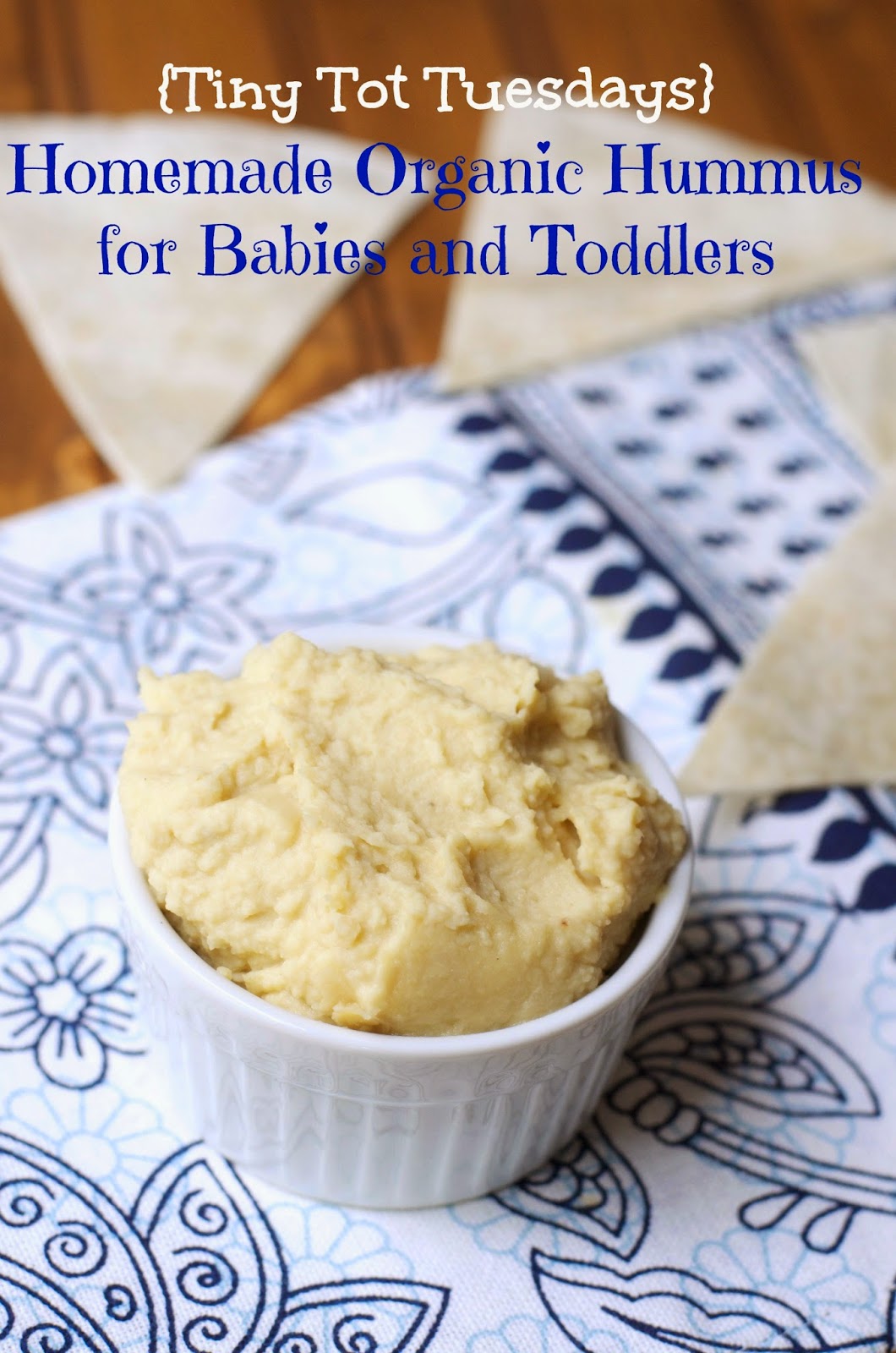 The Savvy Kitchen {Tiny Tot Tuesdays} Homemade Organic Hummus for