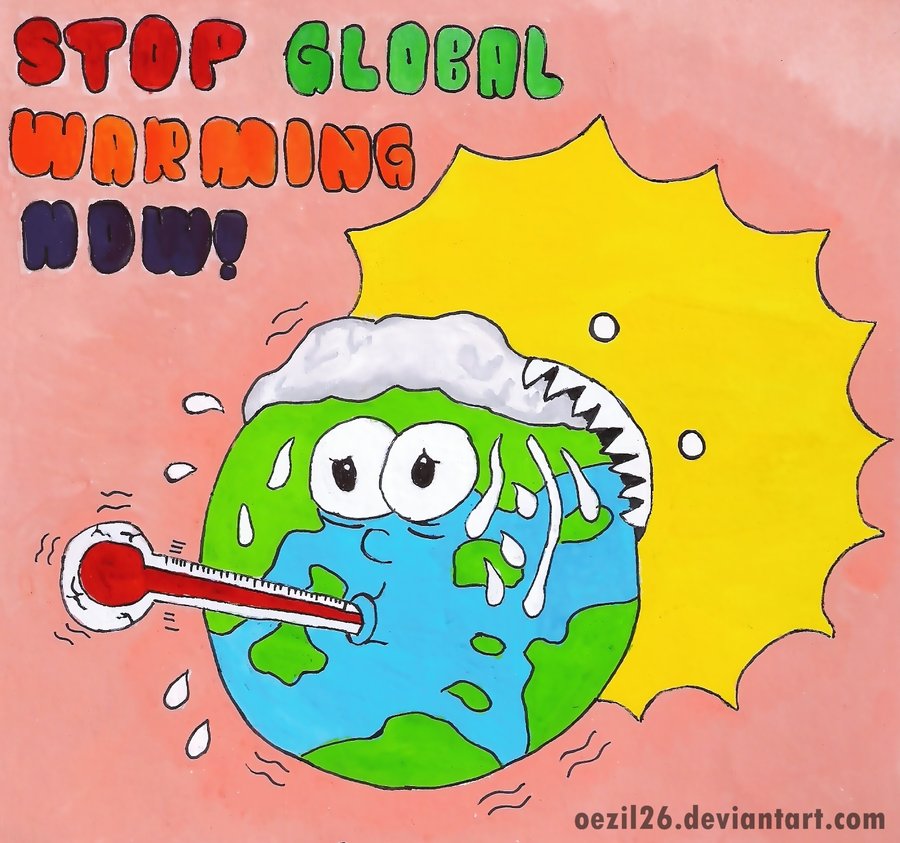 Pemanasan Global Warming Poster Bumi Rusak Semua Tentang Informasi Poster