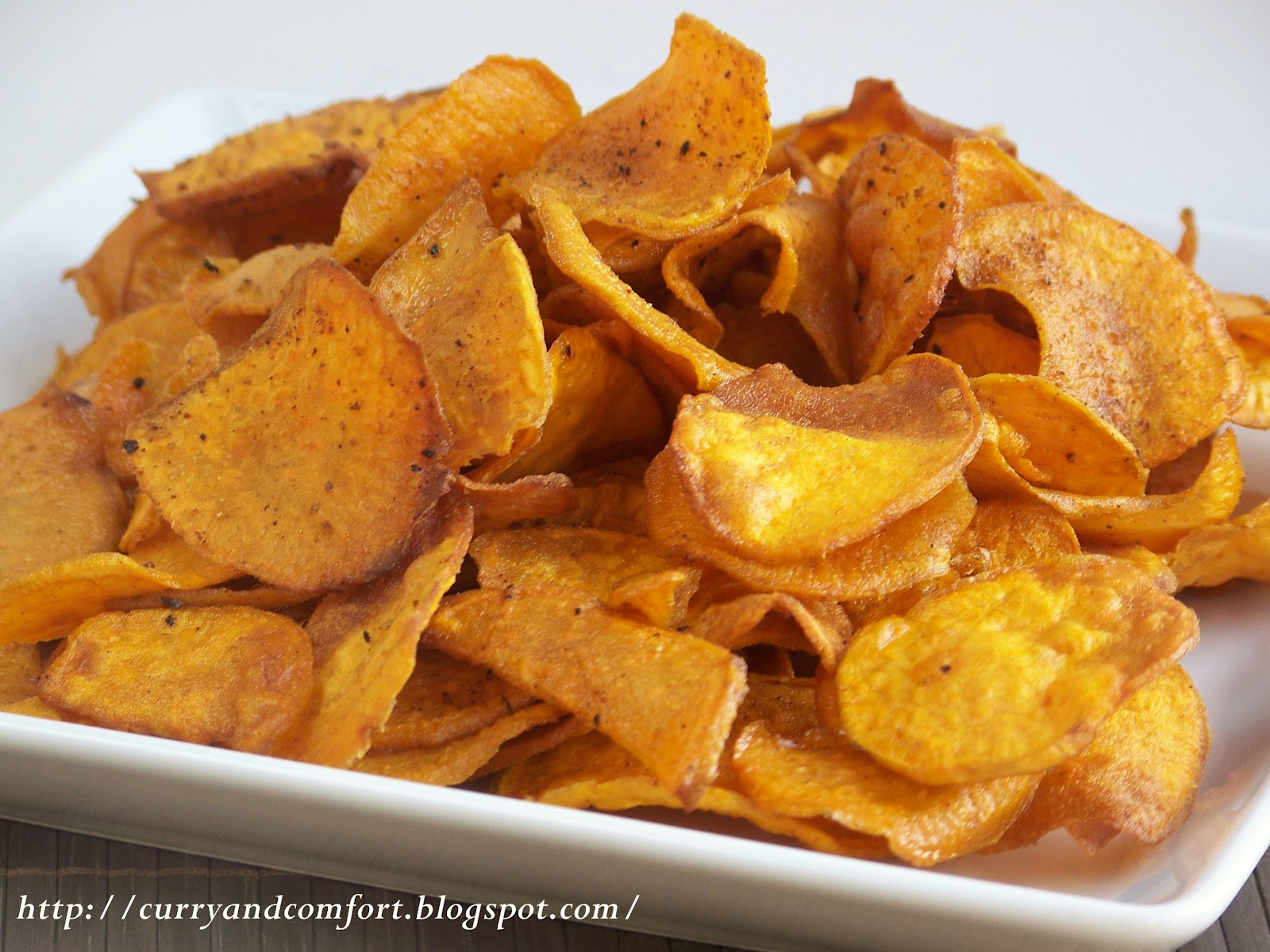 Kitchen Simmer: Spicy Sweet Potato Chips