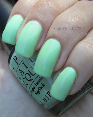 OPI Gargantuan Green Grape Swatch