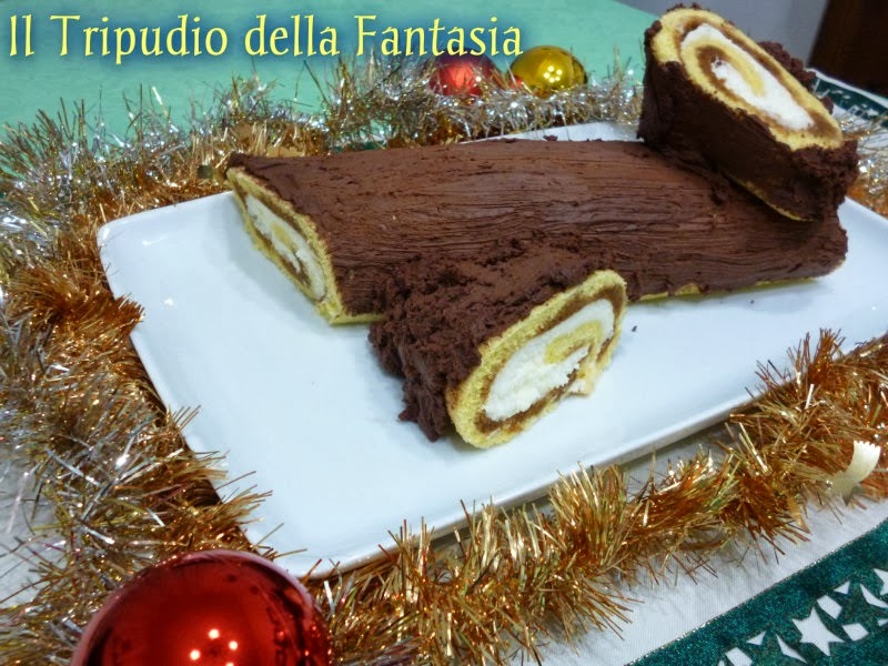 Tronchetto Di Natale Origini.Tronchetto Di Natale Buche De Noel Con Crema Al Burro