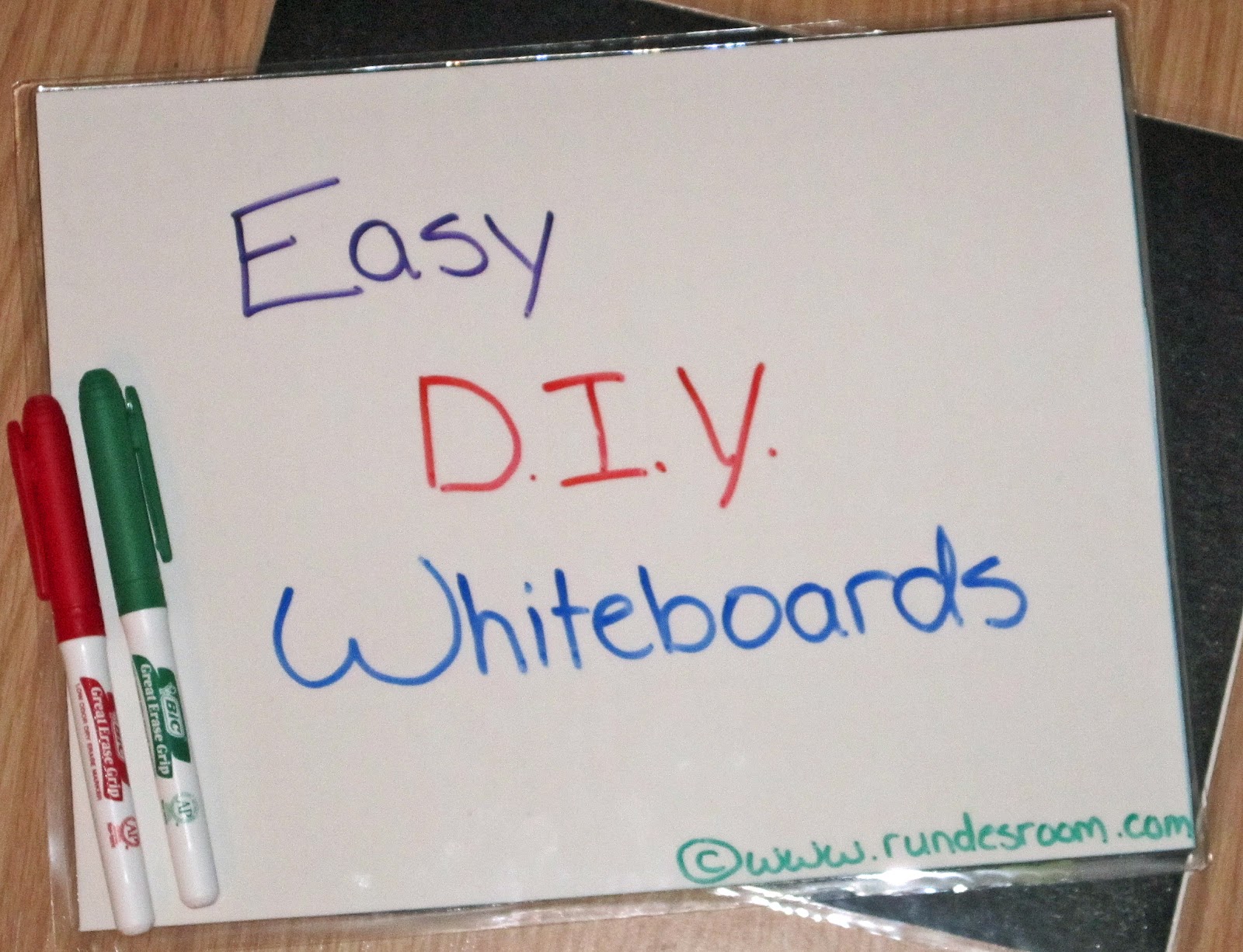How to write on black poster board