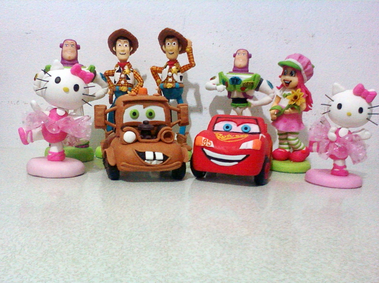 muñecos de ceramica en frio