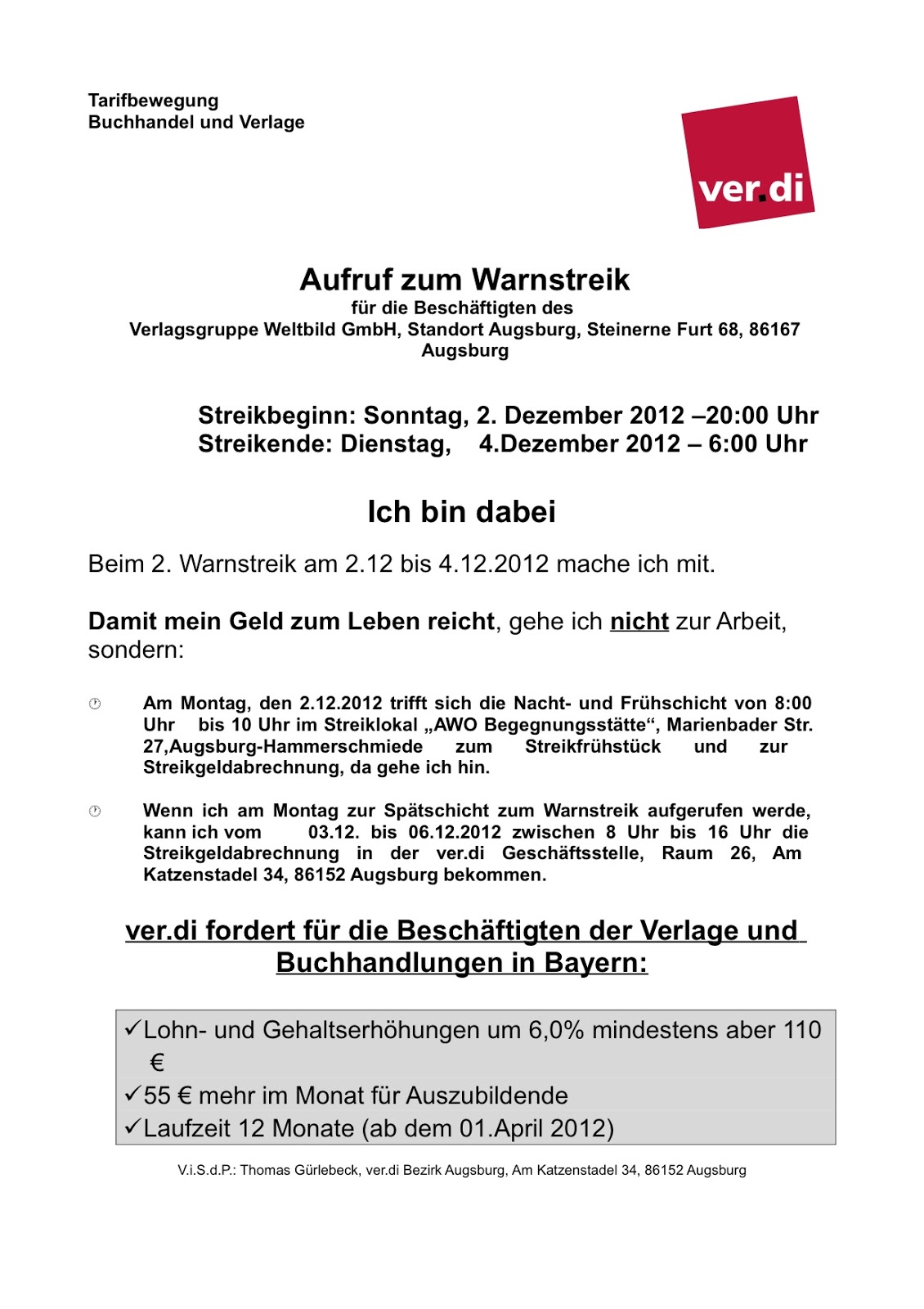 Weltbild Verdi Infoblog 2012