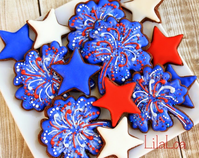 Spectacular Fireworks Cookies